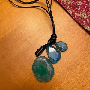 Blue Stone Necklace